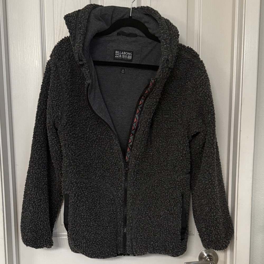 Billabong Charcoal Sherpa Jacket